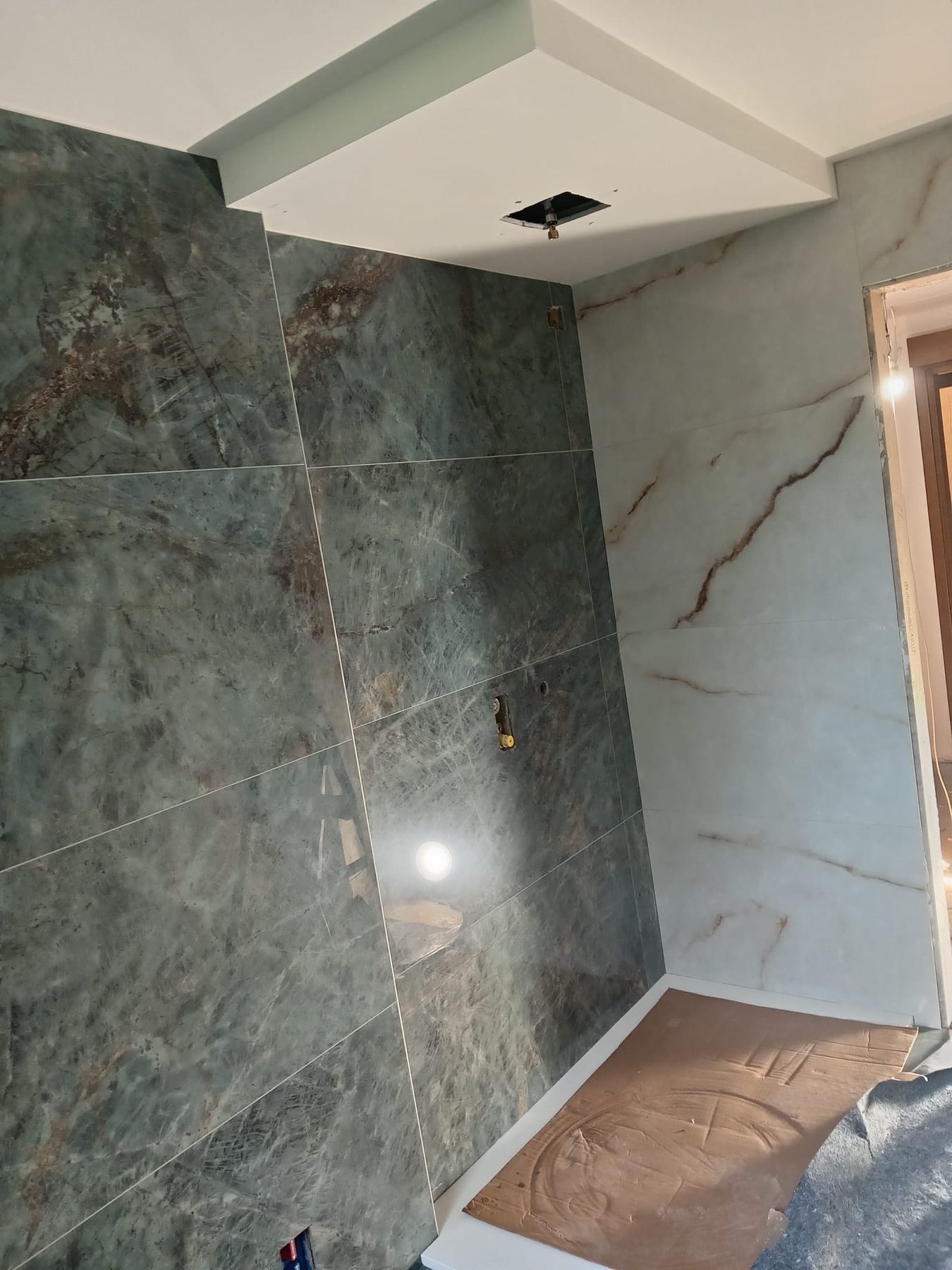 Bagno effetto marmo